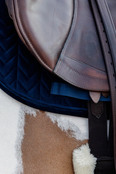 Kentucky czaprak Skin Friendly Velvet - granatowy