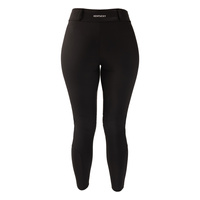 Damskie legginsy Kentucky Classic z kolanowym lejem - czarne