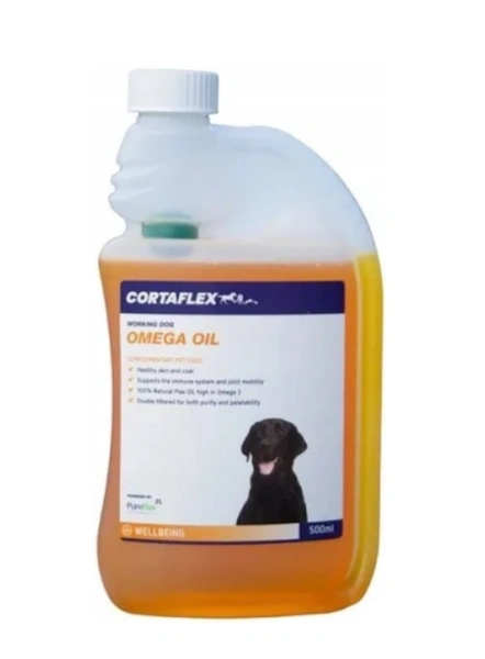 Cortaflex Canine Omega Oil 500 ml - olej lniany dla psów