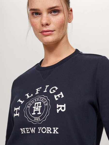 Bluza Tommy Hilfiger Evans Graphic - granatowa
