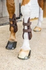 Kentucky ochraniacze Tendon Boots Bamboo Velcro - brązowe