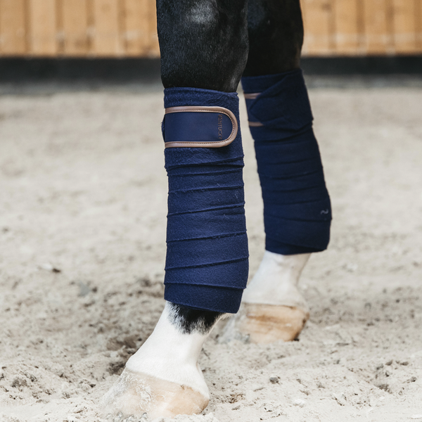 Kentucky bandaże Polar Fleece - granatowe