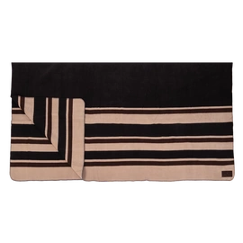 Osuszająca derka Kentucky Heavy Fleece Rug Square Stripes - brązowa