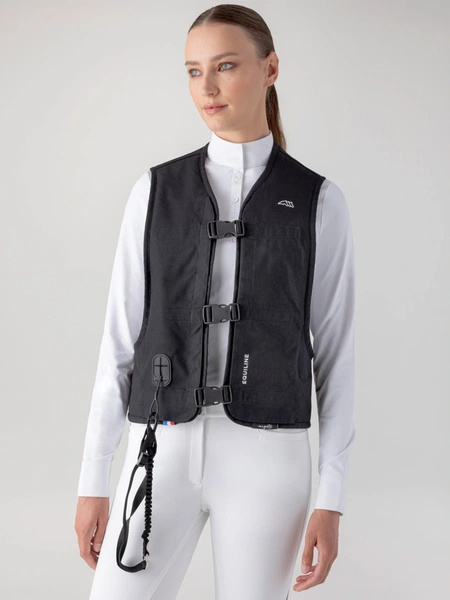 Kamizelka ochronna wybuchowa Equiline Airbag OXAIR - czarna