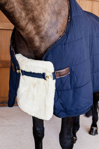 Kentucky Chest Expanders Vegan Sheepskin z 1 klamrą - naturalny 