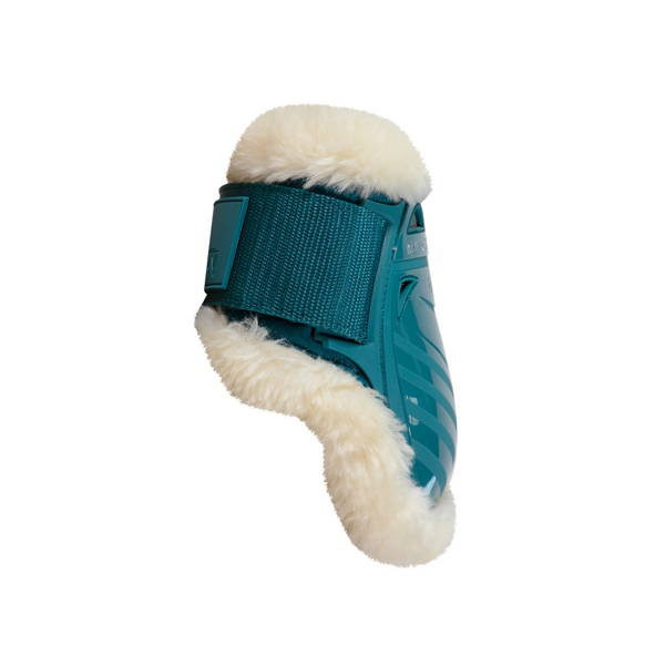 Kentucky Vegan Sheepskin Young Horse Fetlock na zadnie nogi - szmaragdowe