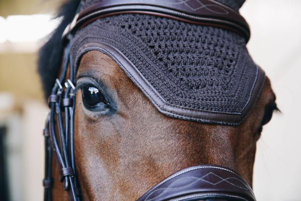Nauszniki Kentucky Wellington Leather - brązowe