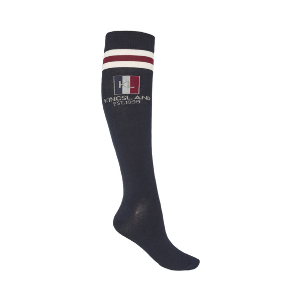 Skarpety Kingsland Classic Unisex Coolmax Knee Socks - granatowe
