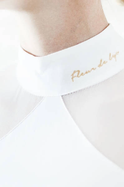 Koszula konkursowa Fleur de Lys Equestrian Molly - biała