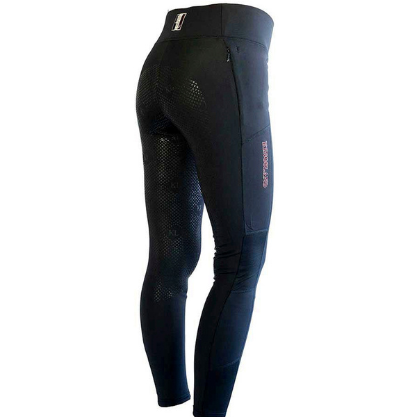 Dziecięce legginsy Junior KLKemmie Full-Grip z pełnym lejem - granatowe