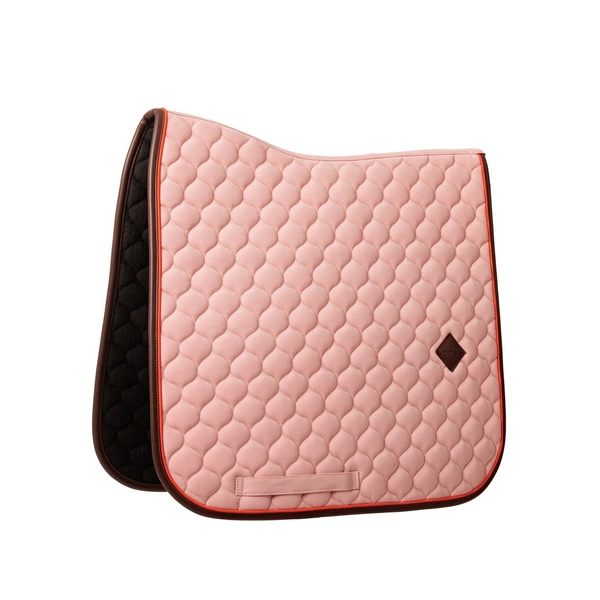 Kentucky czaprak Onion Quilt Neon Leather - pudrowy róż