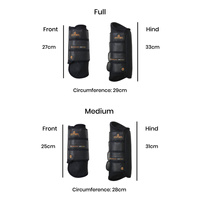 Kentucky ochraniacze na przednie nogi Eventing Air Tech - czarne