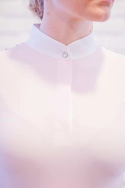 Koszula konkursowa Fleur de Lys Equestrian Edelweiss - różowa