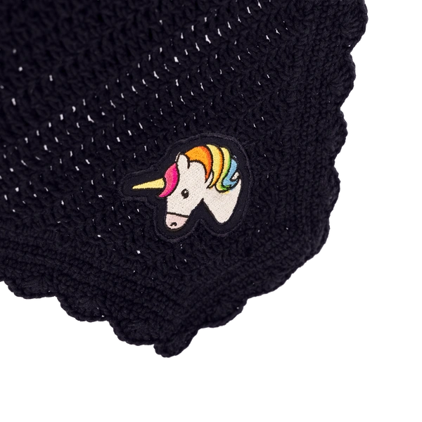 Kentucky nauszniki Wellington Wave Unicorn - czarne
