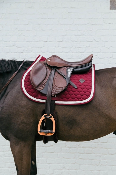 Kentucky czaprak Plaited Cord - bordowy