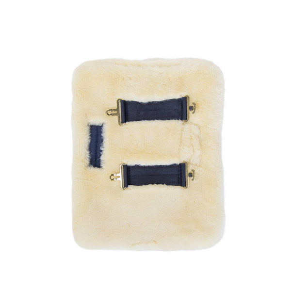 Kentucky Chest Expanders Vegan Sheepskin z 2 klamrami - naturalna 