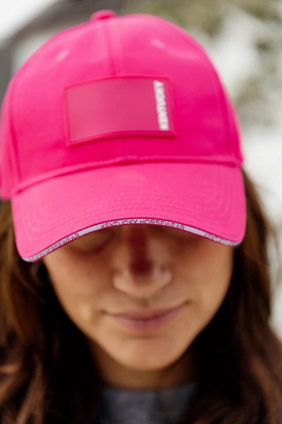 Kentucky czapka Rubber Logo - różowa