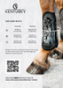 Kentucky Bamboo Tendon Boots Elastic na przednie nogi - czarne