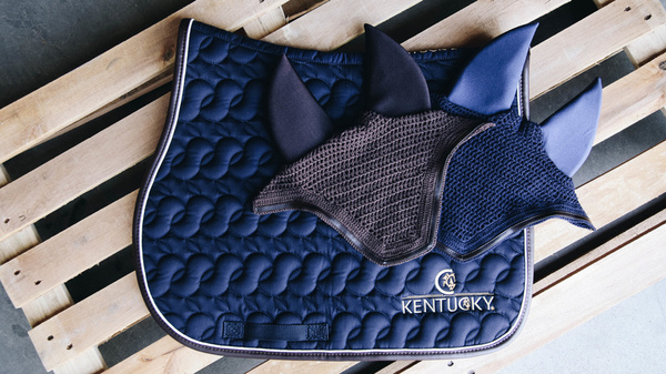 Kentucky nauszniki wyciszające Wellington Leather - granatowe