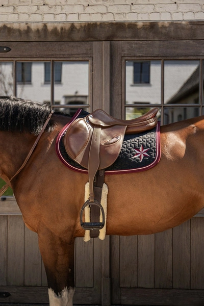 Puśliska Dy'on Leather Stirrup Straps Mono - jasny brąz