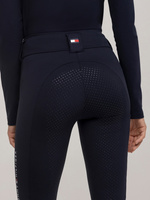 Ocieplane legginsy Tommy Hilfiger Vermont - granatowe