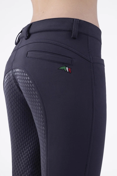 Dziecięce bryczesy Equiline Jaklink - granatowe