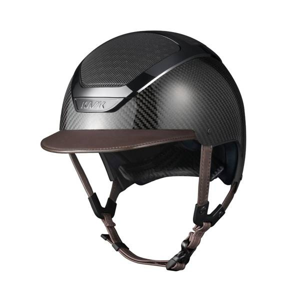 Kask Dogma Carbon Shine KASK - ciemny brąz