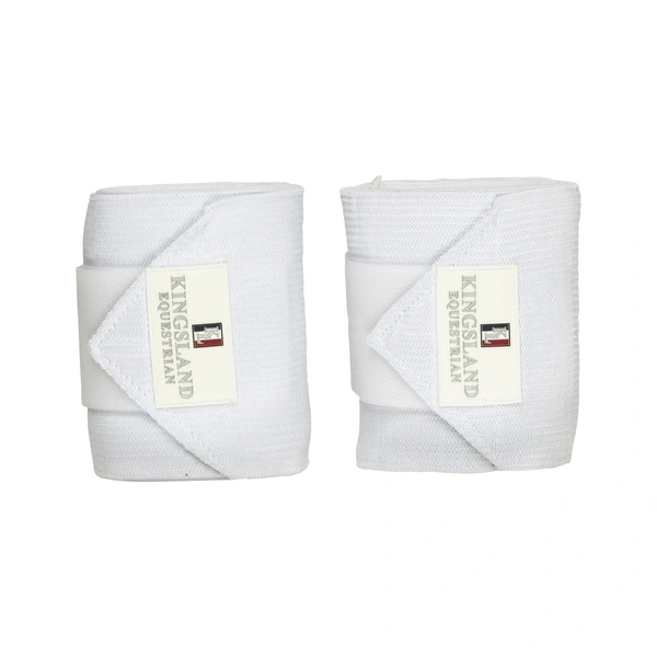 Owijki Kingsland Classic Elastic 2 szt. - białe