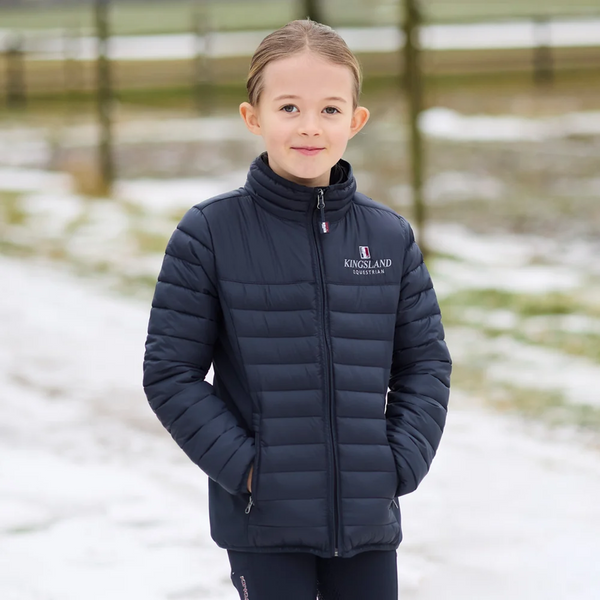 Kurtka dziecięca Kingsland Classic Junior Jacket - granatowa