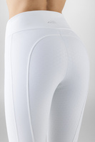 Legginsy z wysokim stanem z pełnym lejem Equiline Gesrifh - białe