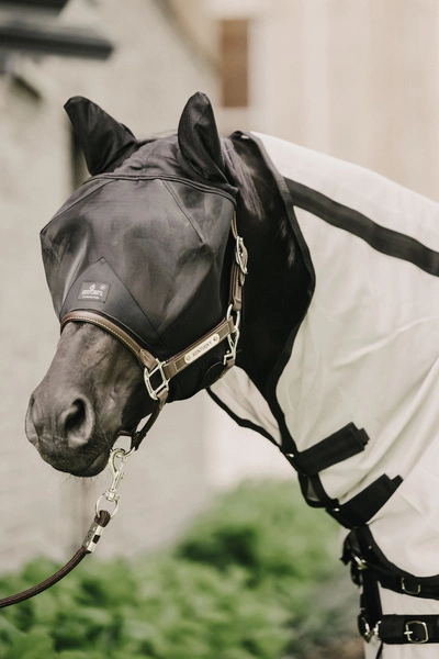 Kentucky maska na owady Classic - z uszami czarna