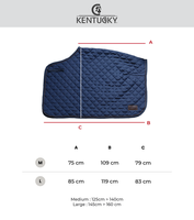 Kentucky półderka do jazdy Quater Rug Heavy Fleece - zielona