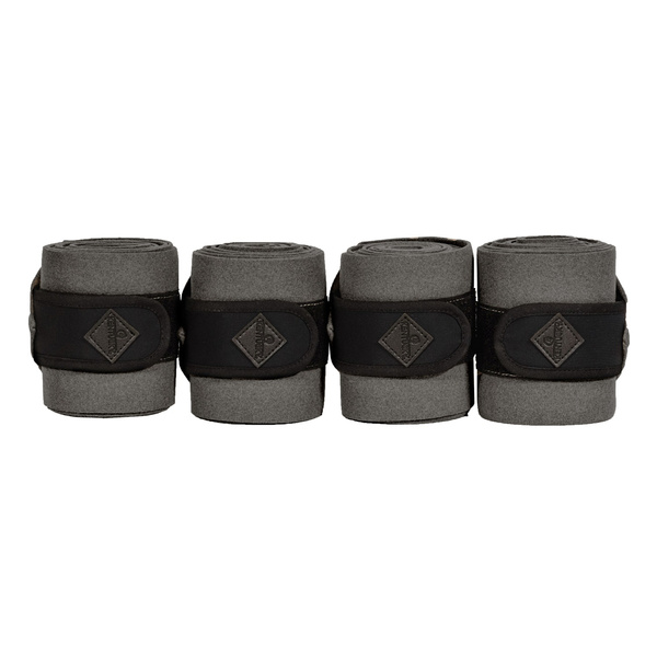 Kentucky bandaże wełniane Polar Fleece Bandage Show Vegan Wool - szare