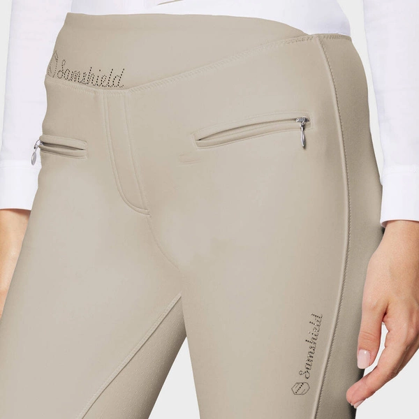 Zimowe thermolegginsy Samshield Alpha - beżowe