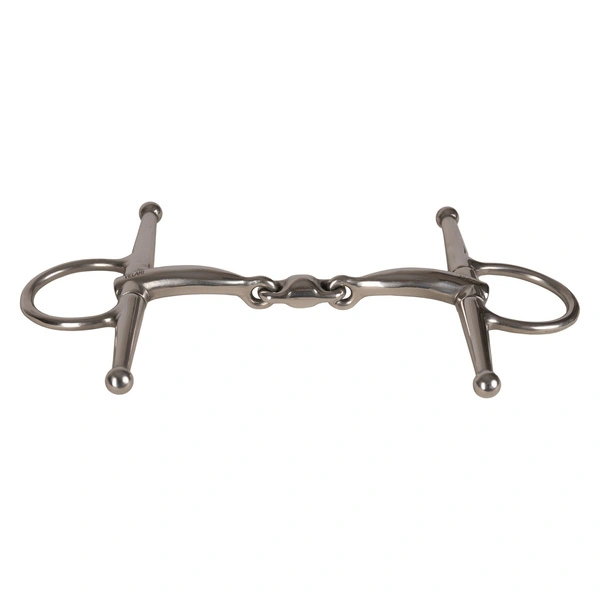 Velari wędzidło Full Cheek Bit Double Jointed Stainless Steel 14 mm