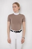 Koszula konkursowa Fleur de Lys Equestrian Holly Short - beżowa