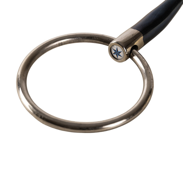 Velari wędzidło Snaffle Double Jointed Loose Ring Sweet Iron 16 mm