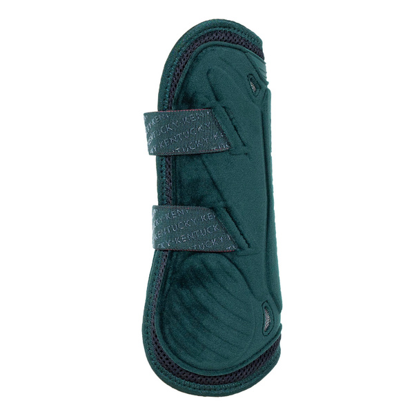 Kentucky Ochraniacze Bamboo Tendon Elastic Velvet na przednie nogi - ciemna zieleń