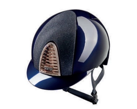 Kask KEP Cromo 2.0 Polish New Luminor Collection - granatowy/rose gold crystals