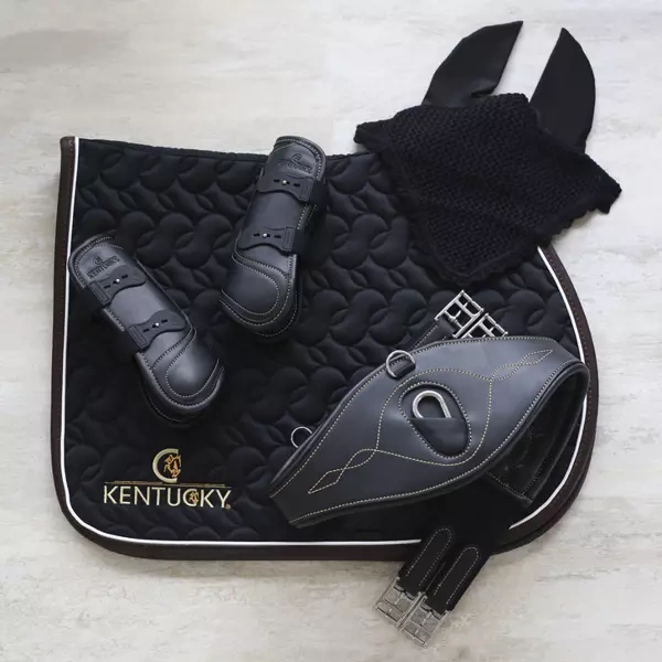 Kentucky popręg anatomiczny - czarny