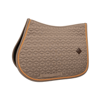 Kentucky czaprak Classic Custom - beżowy z pomarańczowym sznureczkiem