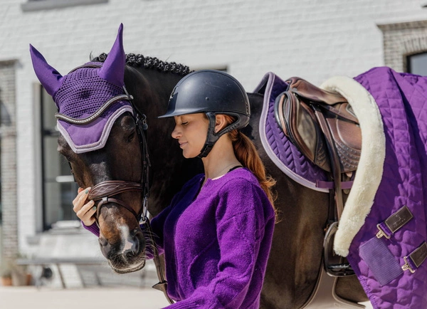 Kentucky derka stajenna Show 160 g - fioletowa