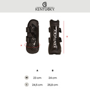 Kentucky ochraniacze Tendon Boots Bamboo Velcro - brązowe