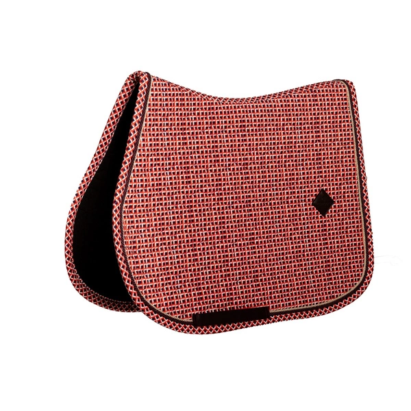 Kentucky czaprak Velvet Printing - fiolet / czerwień