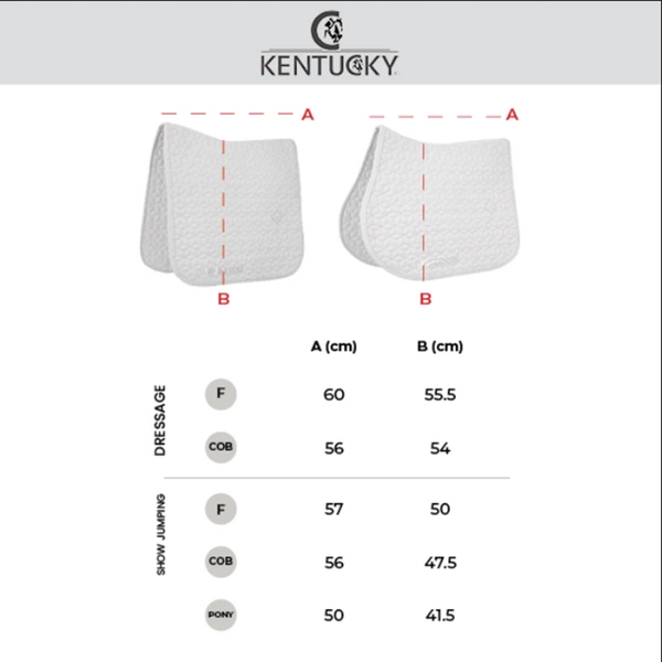 Kentucky czaprak Plaited 3D - biały