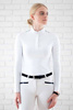 Koszula konkursowa Fleur de Lys Equestrian Edelweiss - biała