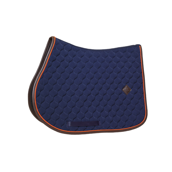 Kentucky czaprak Onion Quilt Neon Leather - granatowy