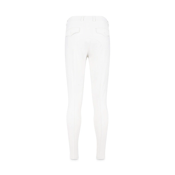 Męskie bryczesy Kentucky Mexico z lejem kolanowym - białe