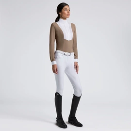 Koszula konkursowa Cavalleria Toscana CAD097 - beżowa