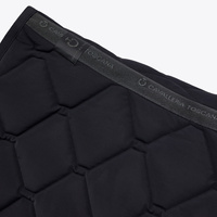 Czaprak Cavalleria Toscana Orbit Quilted - czarny z białym logo